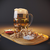 Beer with croutons
