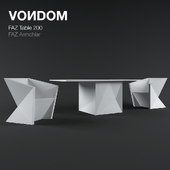 VONDOM - a table and two chairs