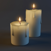 Candle, diameter 90 mm