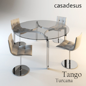 Стол Tango круглый и стул Turcana - Casadesus