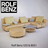 Rolf Benz 533 & 8051