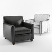 Crate & Barrel / Lennox Leather Chair