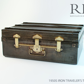 iron traveler's trunk