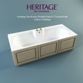 Bath Heritage Dorchester Double Ended 2 Taphole Bath