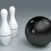 Bowling pin and Ball