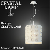 Подвесной светильник Crystal lamp D1479-3WH
