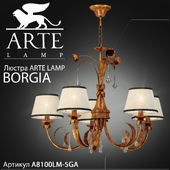 Люстра Arte lamp Borgia A8100LM-5GA