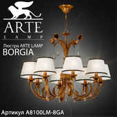 Люстра Arte lamp Borgia A8100LM-8GA