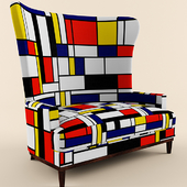 Mondrian armchair
