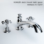 KOHLER deck-mount bath spout Artifacts K-72777