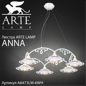 Люстра Arte lamp Anna A6473LM-6WH