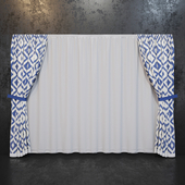 curtain with grabs