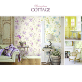 Wallpaper Springtime Cottage from KT Exclusive