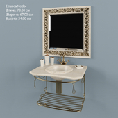 Washbasin with mirror Etrusca Nodo