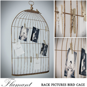 Flamant - Rack pictures bird cage