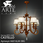 Люстра Arte lamp Castello A6016LM-5BG