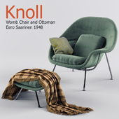 Кресло Womb Chair and Ottoman