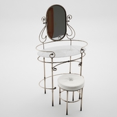 Dressing table forged