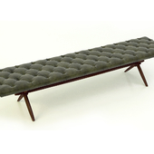 Leather Bench by Gibbings
