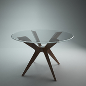 Glass table Calligaris Tokyo
