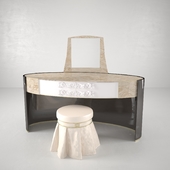 Turri dressing table with ottoman The art of sleeping