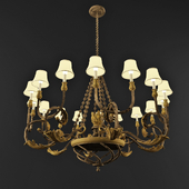 Fine Art Lamps 790440 Acanthus Gold Chandelier