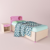 Furniture CILEK (series Princess) bed, bedside table