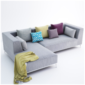 Velvet collection sofa