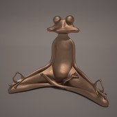 Frog in the lotus pose