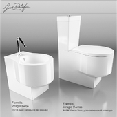 toilet and bidet Jacob Delafon collection FORMILIA series Viragio