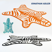 Zebra Rug by Jonathan Adler