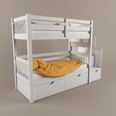 two bunk bed