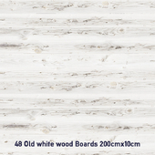 48 Old White Wood Planks Textures