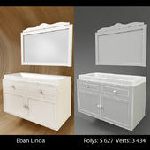 Комплект мебели для ванной Eban Linda 100 см
