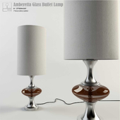 Amberetta Glass Buffet Lamp