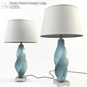 Girata Twisted Ceramic Lamp