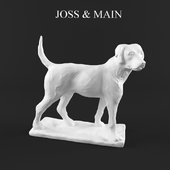 Sculpture of a dog from Joss &amp; Main