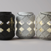 Ceramic Lantern Set