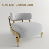 gold leaf cocktail armchair by taylor llorente