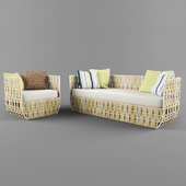 Комплект:диван+кресло
