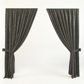 Curtains with garter