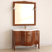 Washbasin cabinet with mirror Redline Ducale