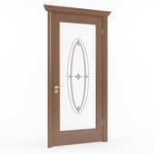 Door with oval