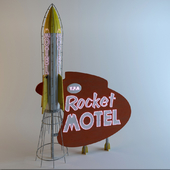 Rocket Motel Sign