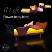 IL Loft, кровать детская FLOWER BABY LETTO