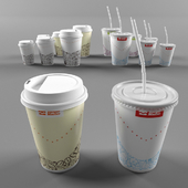 Cups for hot and cold drinks