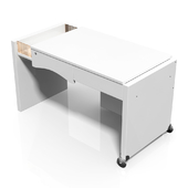 TATOO письменный стол раздвижной на колёсиках 1 ящик