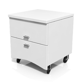 TATOO cabinet 2 drawers on wheels