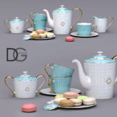 Tea set from DG Home + macaroon