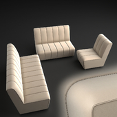 modular sofa and armchair